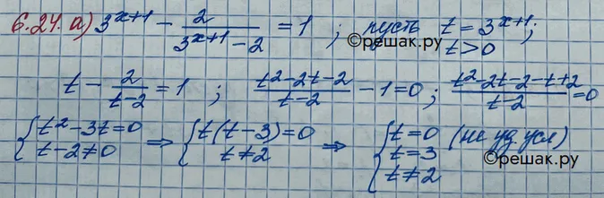 Решение 3. номер 6.24 (страница 173) гдз по алгебре 10 класс Никольский, Потапов, учебник