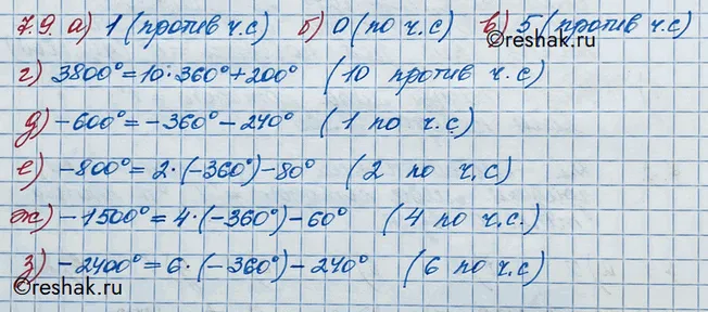 Решение 3. номер 7.9 (страница 199) гдз по алгебре 10 класс Никольский, Потапов, учебник