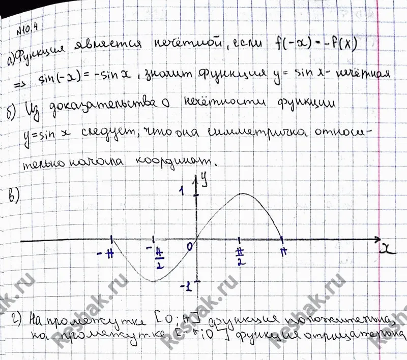 Решение 3. номер 10.4 (страница 284) гдз по алгебре 10 класс Никольский, Потапов, учебник