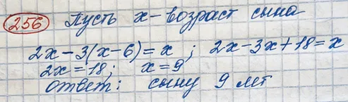 Решение 3. номер 256 (страница 395) гдз по алгебре 10 класс Никольский, Потапов, учебник