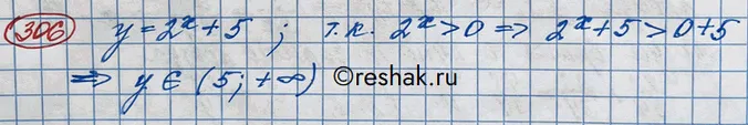 Решение 3. номер 306 (страница 401) гдз по алгебре 10 класс Никольский, Потапов, учебник