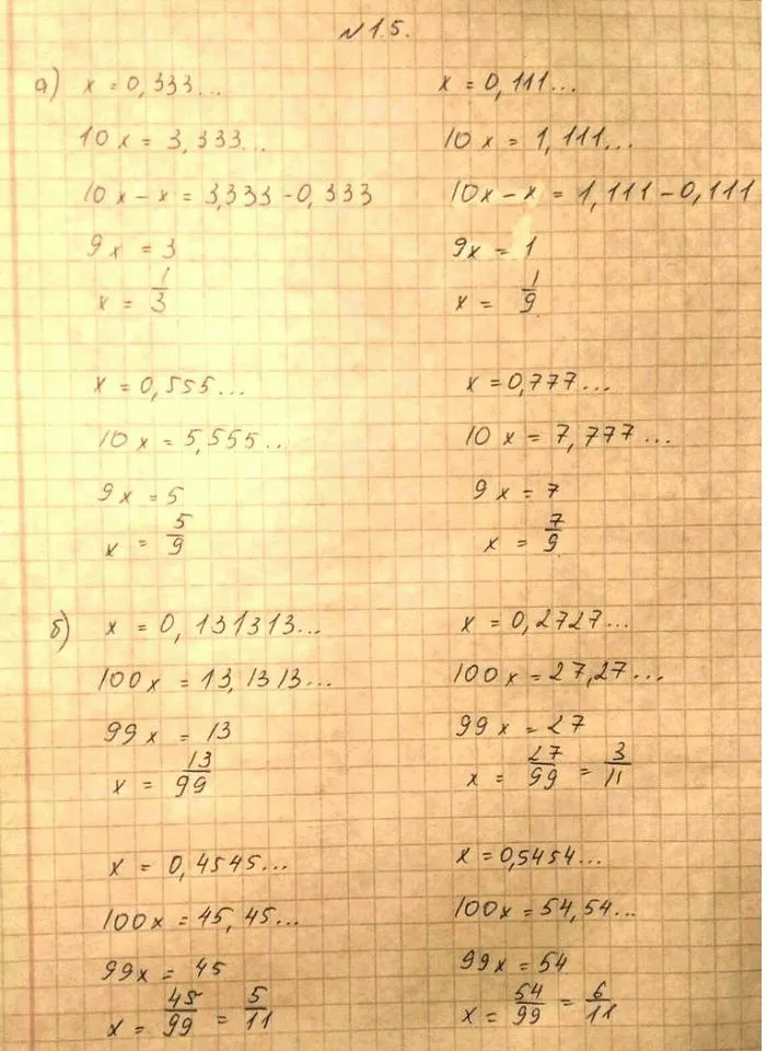 Решение 4. номер 1.5 (страница 8) гдз по алгебре 10 класс Никольский, Потапов, учебник