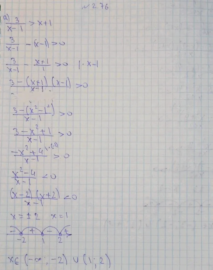 Решение 4. номер 2.76 (страница 83) гдз по алгебре 10 класс Никольский, Потапов, учебник