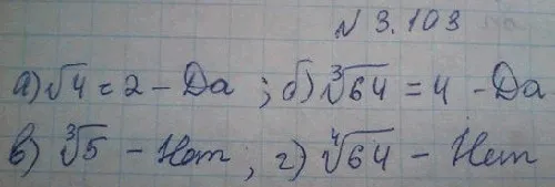 Решение 4. номер 3.103 (страница 121) гдз по алгебре 10 класс Никольский, Потапов, учебник