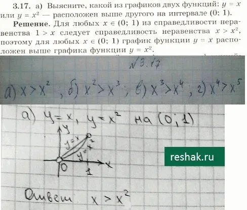 Решение 4. номер 3.17 (страница 100) гдз по алгебре 10 класс Никольский, Потапов, учебник