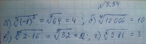 Решение 4. номер 3.54 (страница 110) гдз по алгебре 10 класс Никольский, Потапов, учебник