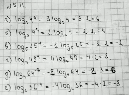 Решение 4. номер 5.11 (страница 152) гдз по алгебре 10 класс Никольский, Потапов, учебник