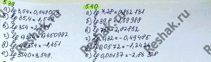 Решение 4. номер 5.40 (страница 159) гдз по алгебре 10 класс Никольский, Потапов, учебник