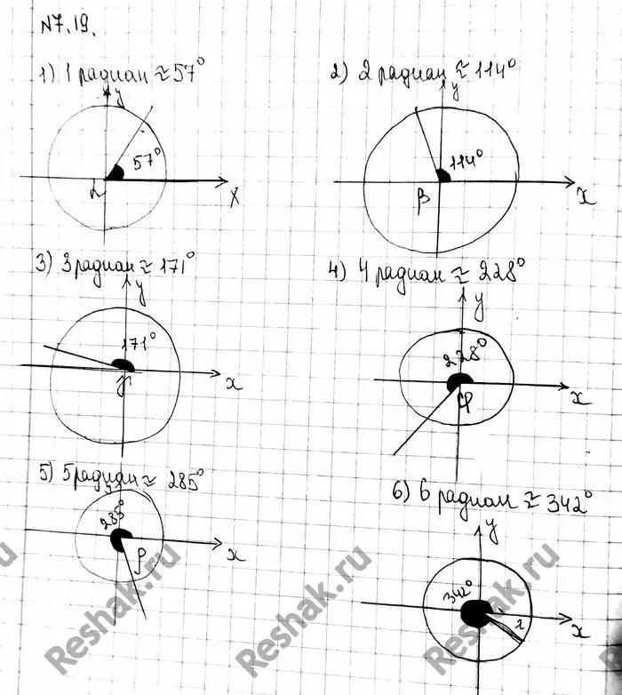 Решение 4. номер 7.19 (страница 203) гдз по алгебре 10 класс Никольский, Потапов, учебник