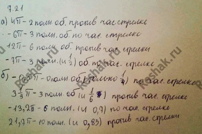 Решение 4. номер 7.21 (страница 203) гдз по алгебре 10 класс Никольский, Потапов, учебник