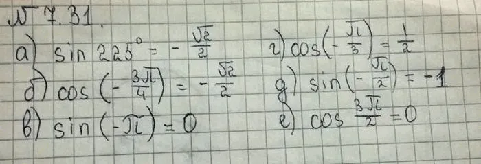 Решение 4. номер 7.31 (страница 209) гдз по алгебре 10 класс Никольский, Потапов, учебник