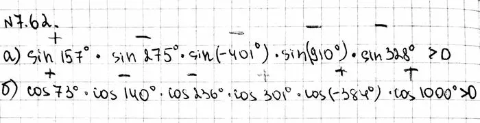 Решение 4. номер 7.62 (страница 215) гдз по алгебре 10 класс Никольский, Потапов, учебник