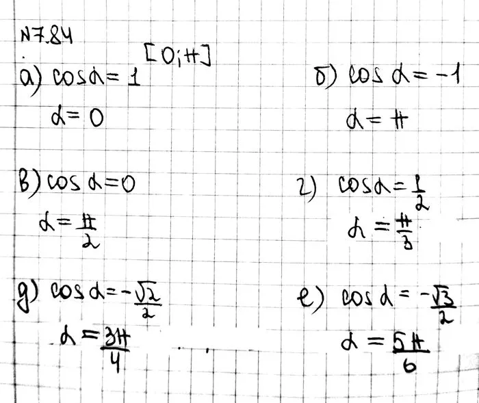 Решение 4. номер 7.84 (страница 223) гдз по алгебре 10 класс Никольский, Потапов, учебник