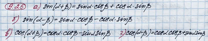 Решение 4. номер 9.25 (страница 265) гдз по алгебре 10 класс Никольский, Потапов, учебник