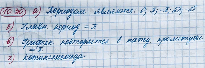 Решение 4. номер 10.30 (страница 294) гдз по алгебре 10 класс Никольский, Потапов, учебник