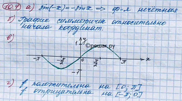 Решение 4. номер 10.4 (страница 284) гдз по алгебре 10 класс Никольский, Потапов, учебник