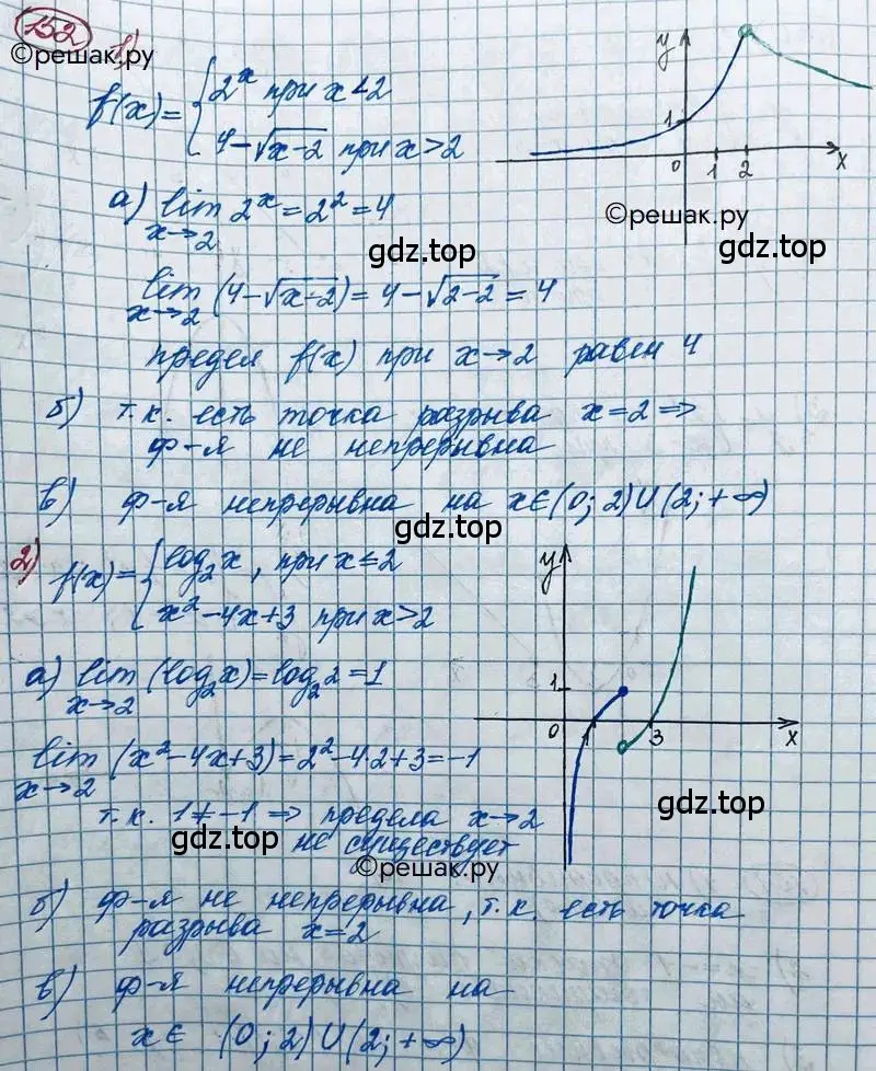 Решение 2. номер 152 (страница 71) гдз по алгебре 11 класс Колягин, Ткачева, учебник