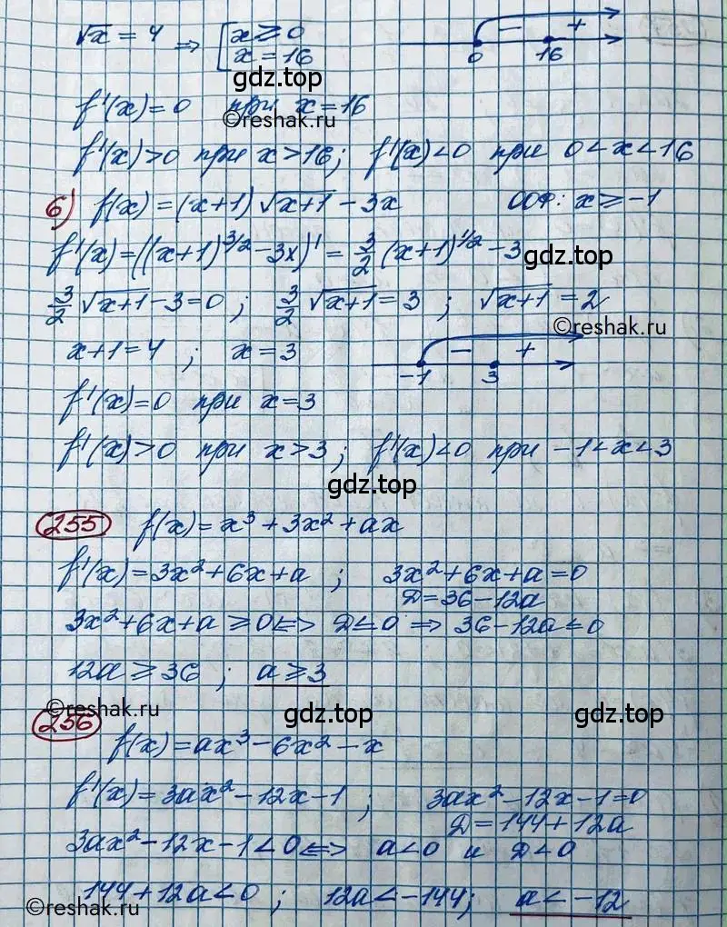 Решение 2. номер 255 (страница 100) гдз по алгебре 11 класс Колягин, Ткачева, учебник