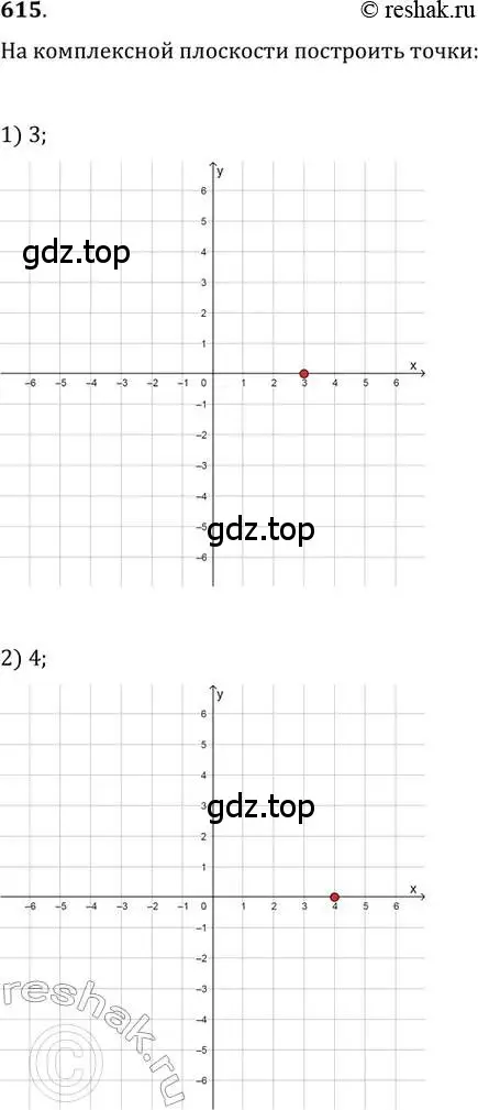 Решение 2. номер 615 (страница 236) гдз по алгебре 11 класс Колягин, Ткачева, учебник