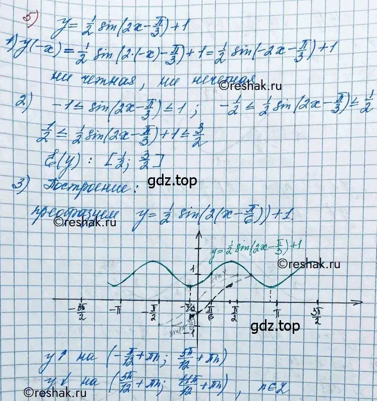 Решение 2. номер 5 (страница 46) гдз по алгебре 11 класс Колягин, Ткачева, учебник