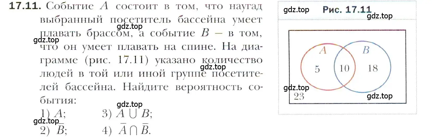 Условие номер 17.11 (страница 149) гдз по алгебре 11 класс Мерзляк, Номировский, учебник