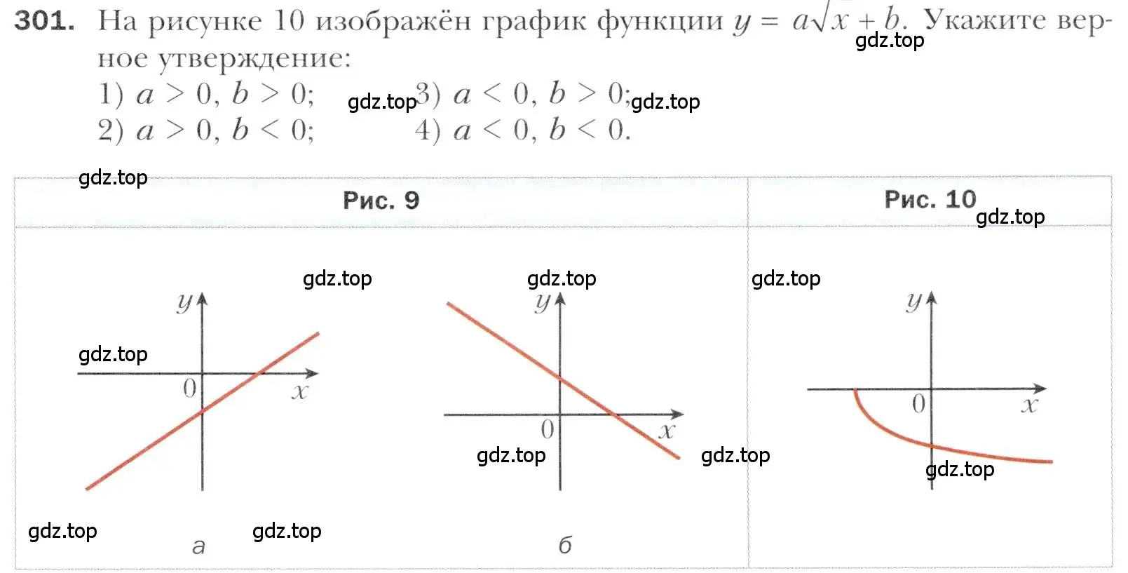 Условие номер 301 (страница 241) гдз по алгебре 11 класс Мерзляк, Номировский, учебник