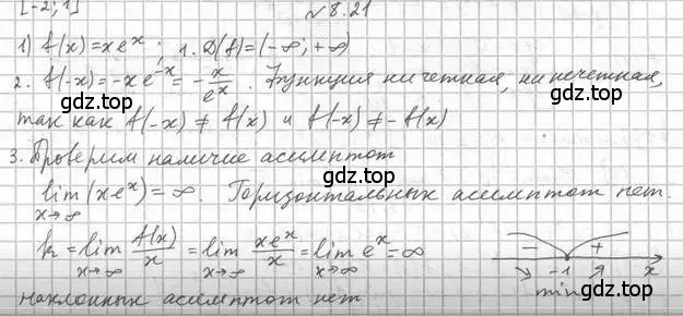 Решение номер 8.21 (страница 64) гдз по алгебре 11 класс Мерзляк, Номировский, учебник