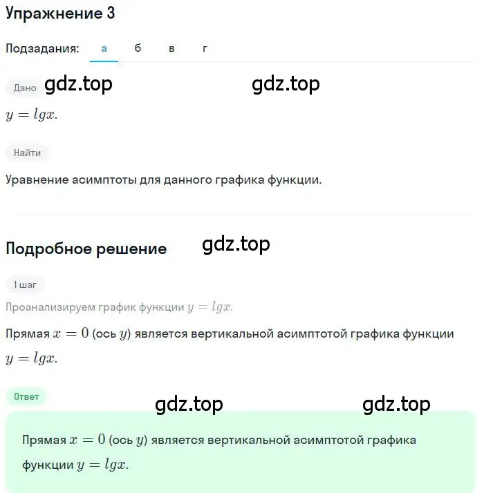 Решение номер 3 (страница 121) гдз по алгебре 11 класс Мордкович, Семенов, учебник 1 часть