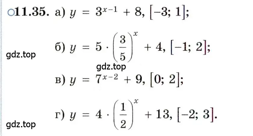 Условие номер 11.35 (страница 66) гдз по алгебре 11 класс Мордкович, Семенов, задачник 2 часть