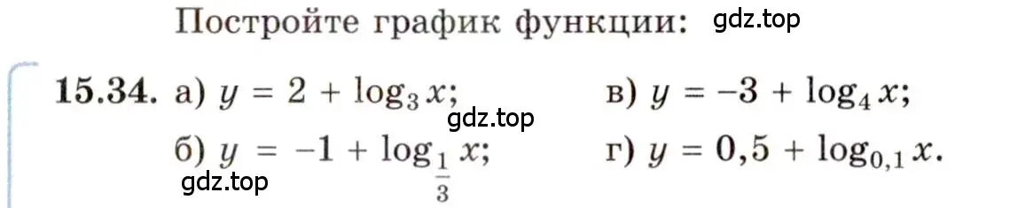 Условие номер 15.34 (страница 93) гдз по алгебре 11 класс Мордкович, Семенов, задачник 2 часть