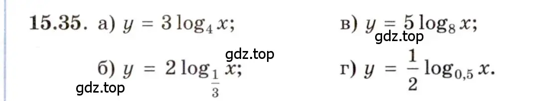 Условие номер 15.35 (страница 94) гдз по алгебре 11 класс Мордкович, Семенов, задачник 2 часть