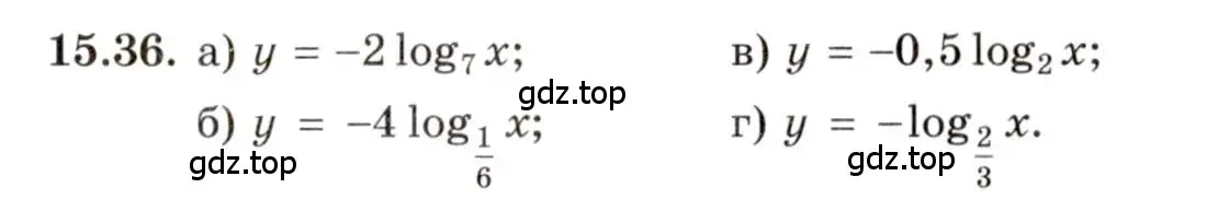Условие номер 15.36 (страница 94) гдз по алгебре 11 класс Мордкович, Семенов, задачник 2 часть