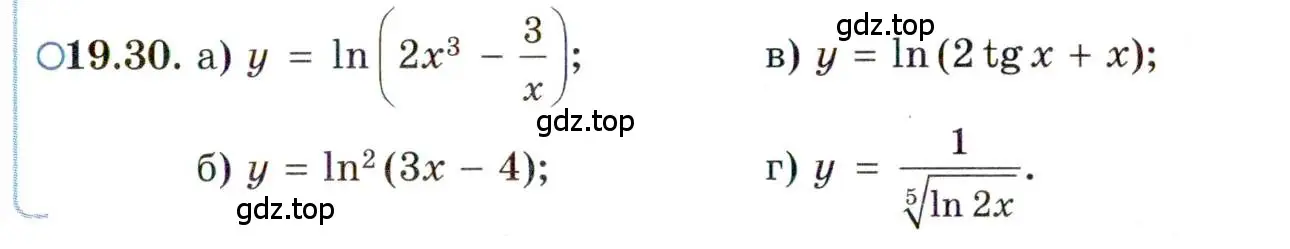 Условие номер 19.30 (страница 121) гдз по алгебре 11 класс Мордкович, Семенов, задачник 2 часть