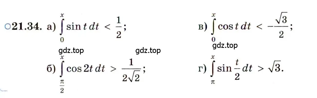 Условие номер 21.34 (страница 140) гдз по алгебре 11 класс Мордкович, Семенов, задачник 2 часть