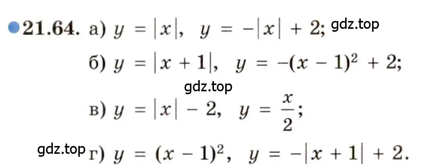 Условие номер 21.64 (страница 144) гдз по алгебре 11 класс Мордкович, Семенов, задачник 2 часть