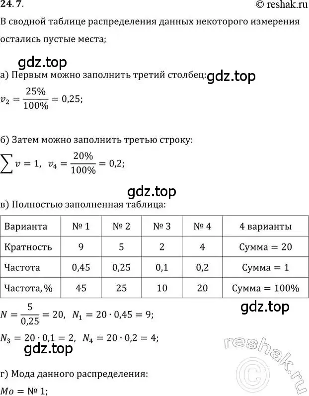 Решение 2. номер 24.7 (страница 158) гдз по алгебре 11 класс Мордкович, Семенов, задачник 2 часть