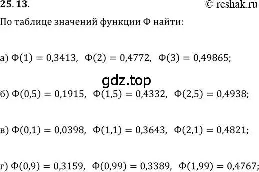 Решение 2. номер 25.13 (страница 163) гдз по алгебре 11 класс Мордкович, Семенов, задачник 2 часть