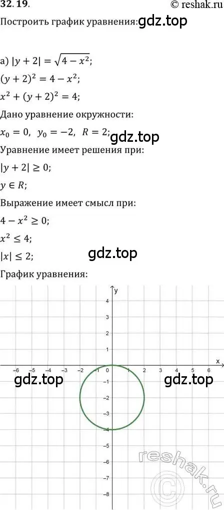 Решение 2. номер 32.19 (страница 205) гдз по алгебре 11 класс Мордкович, Семенов, задачник 2 часть