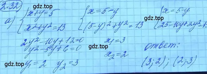 Решение 3. номер 2.21 (страница 21) гдз по алгебре 11 класс Мордкович, Семенов, задачник 2 часть