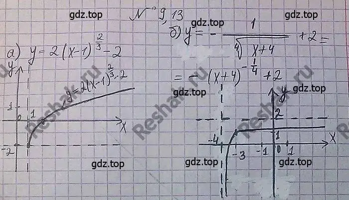 Решение 3. номер 9.13 (страница 51) гдз по алгебре 11 класс Мордкович, Семенов, задачник 2 часть