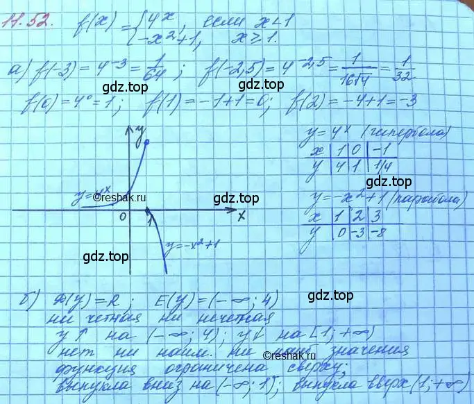 Решение 3. номер 11.52 (страница 69) гдз по алгебре 11 класс Мордкович, Семенов, задачник 2 часть