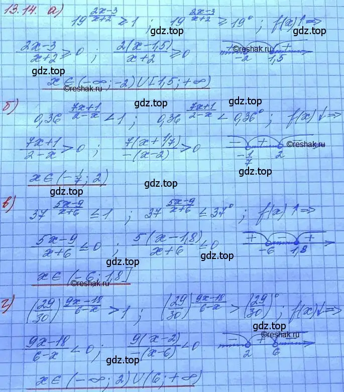 Решение 3. номер 13.14 (страница 81) гдз по алгебре 11 класс Мордкович, Семенов, задачник 2 часть