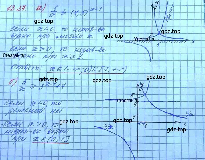 Решение 3. номер 13.37 (страница 84) гдз по алгебре 11 класс Мордкович, Семенов, задачник 2 часть