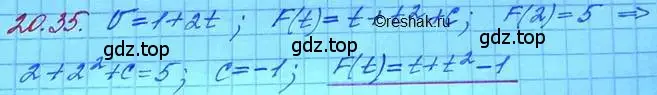 Решение 3. номер 20.35 (страница 130) гдз по алгебре 11 класс Мордкович, Семенов, задачник 2 часть