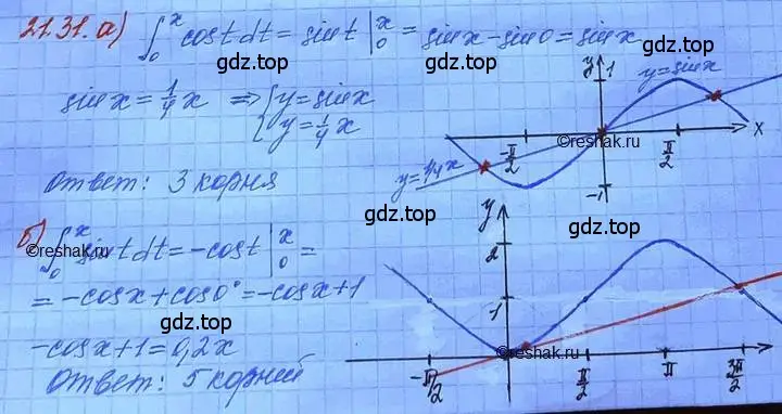 Решение 3. номер 21.31 (страница 139) гдз по алгебре 11 класс Мордкович, Семенов, задачник 2 часть