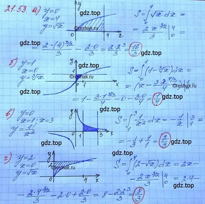 Решение 3. номер 21.53 (страница 143) гдз по алгебре 11 класс Мордкович, Семенов, задачник 2 часть