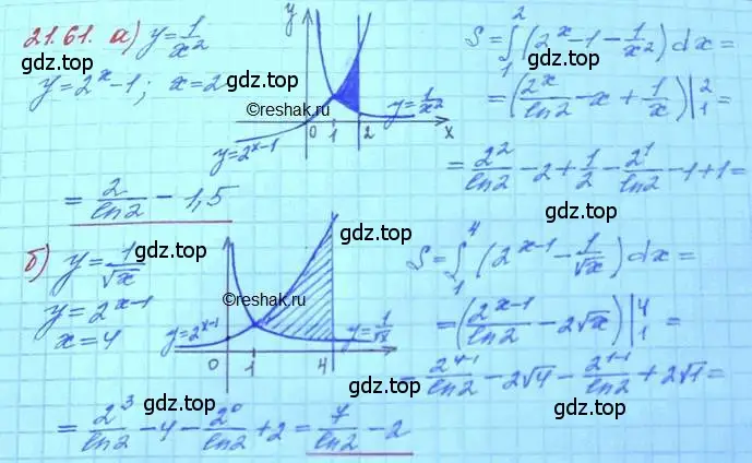 Решение 3. номер 21.61 (страница 144) гдз по алгебре 11 класс Мордкович, Семенов, задачник 2 часть