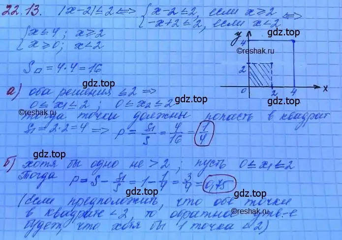 Решение 3. номер 22.13 (страница 151) гдз по алгебре 11 класс Мордкович, Семенов, задачник 2 часть