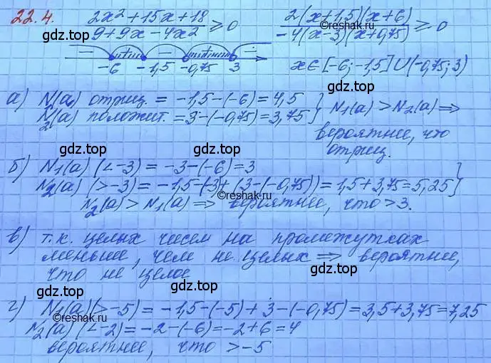 Решение 3. номер 22.4 (страница 149) гдз по алгебре 11 класс Мордкович, Семенов, задачник 2 часть