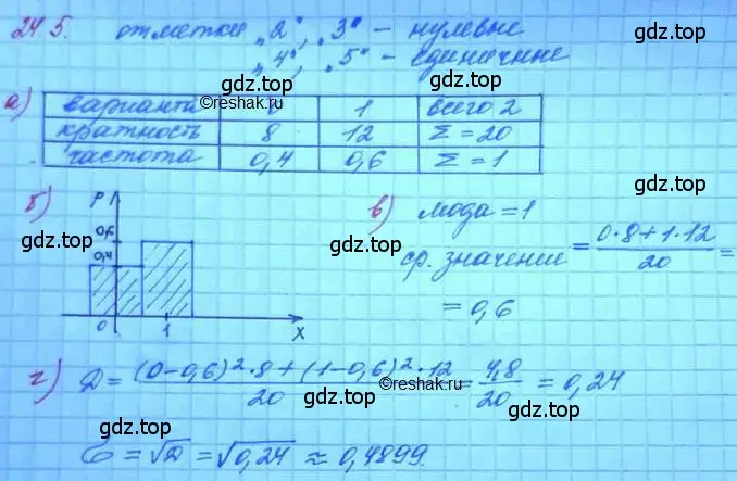 Решение 3. номер 24.5 (страница 158) гдз по алгебре 11 класс Мордкович, Семенов, задачник 2 часть